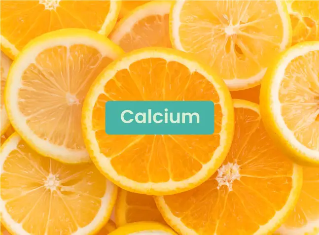 calcium in fruit