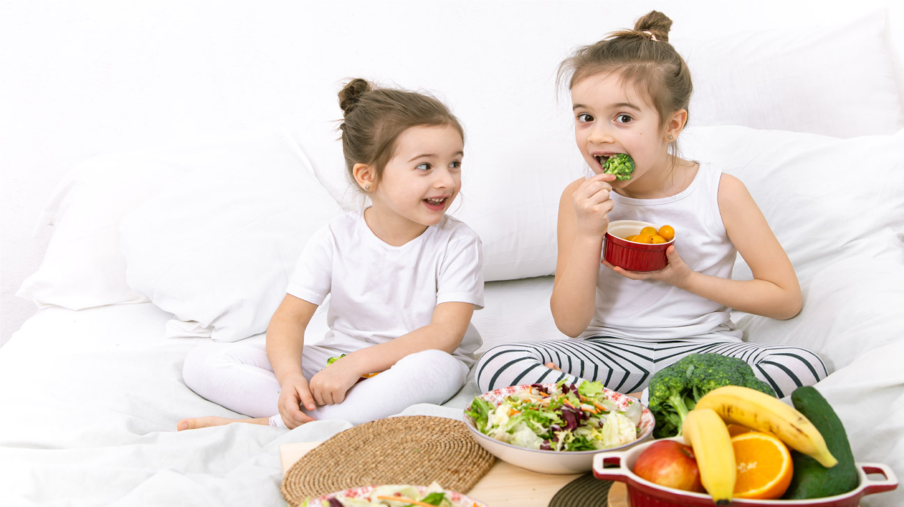 kinderen eten gezond