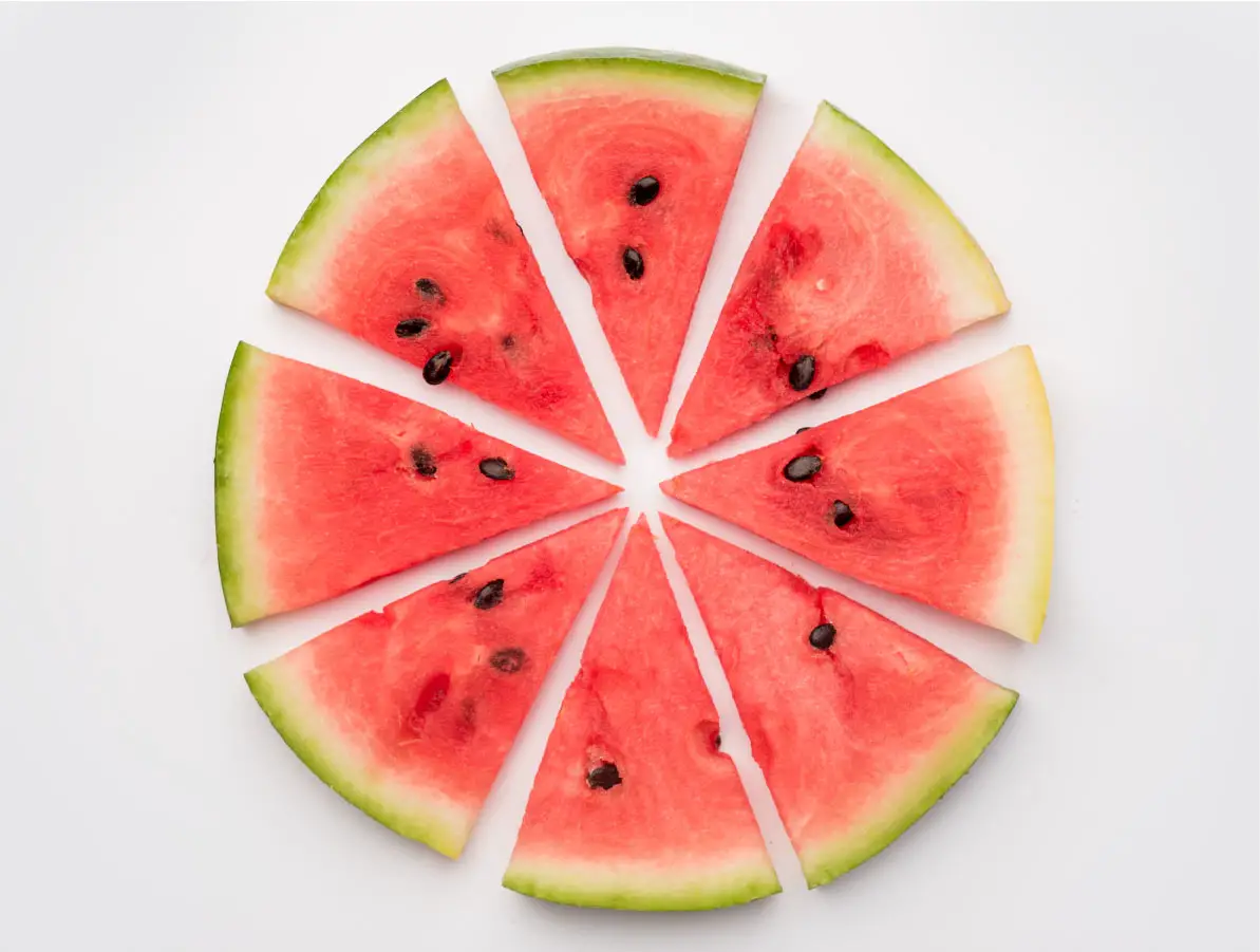 watermeloen slices