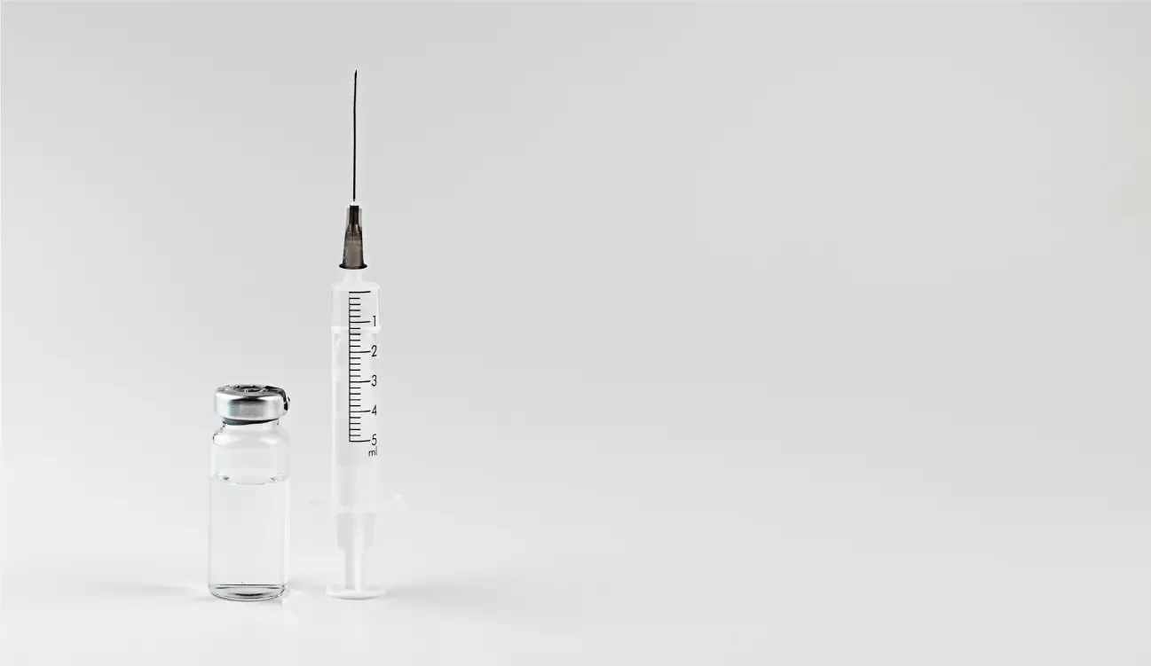 injectie en flesje met botox 