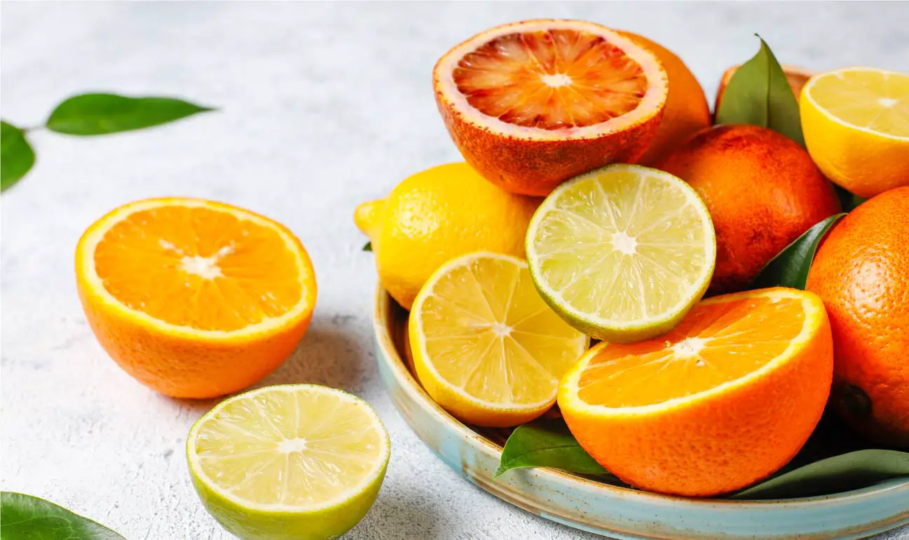 allerlei verse citrusvruchten