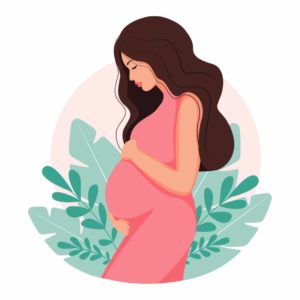 vrouw zanger zwangerschap