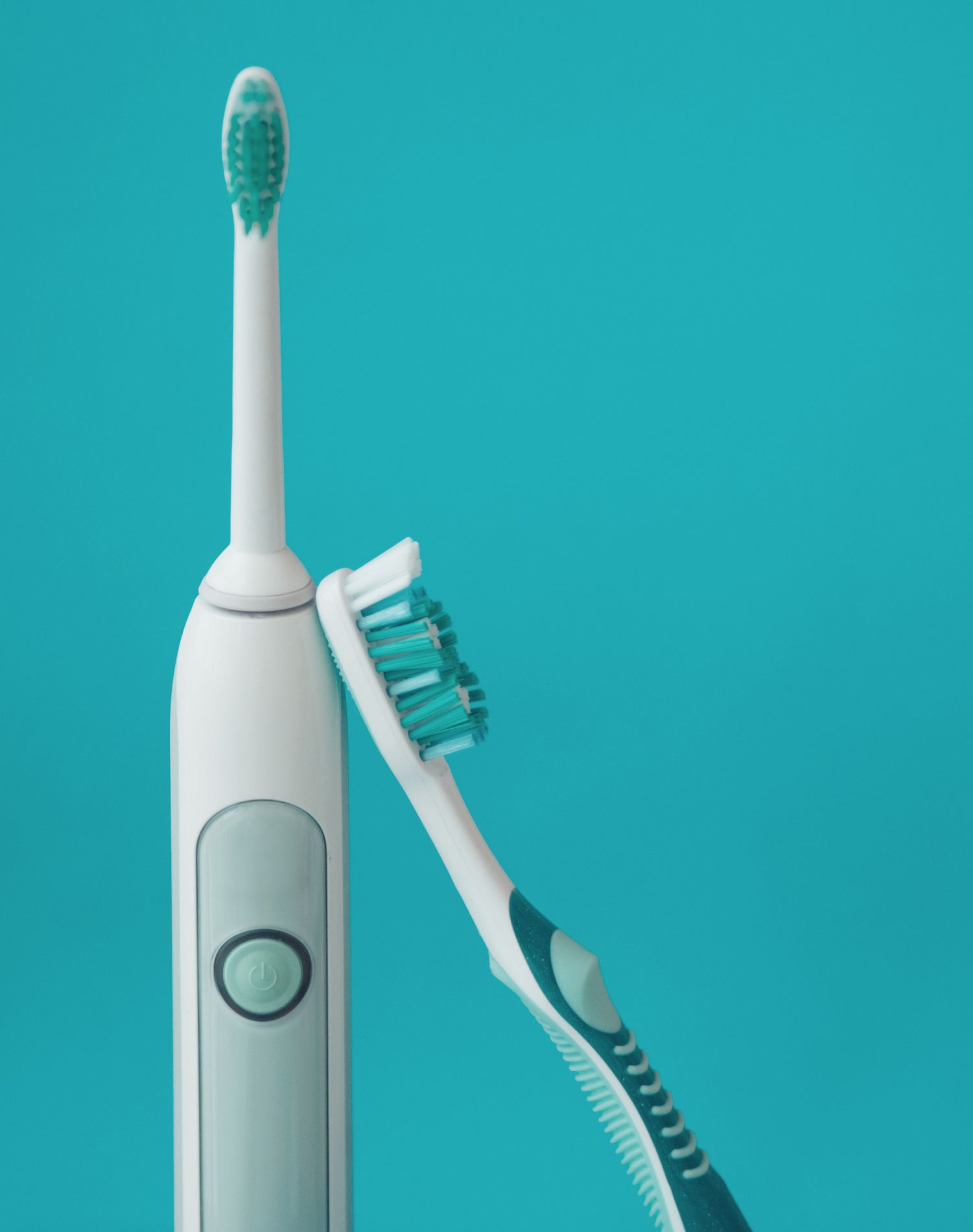 normale en elektrische tandenborstel